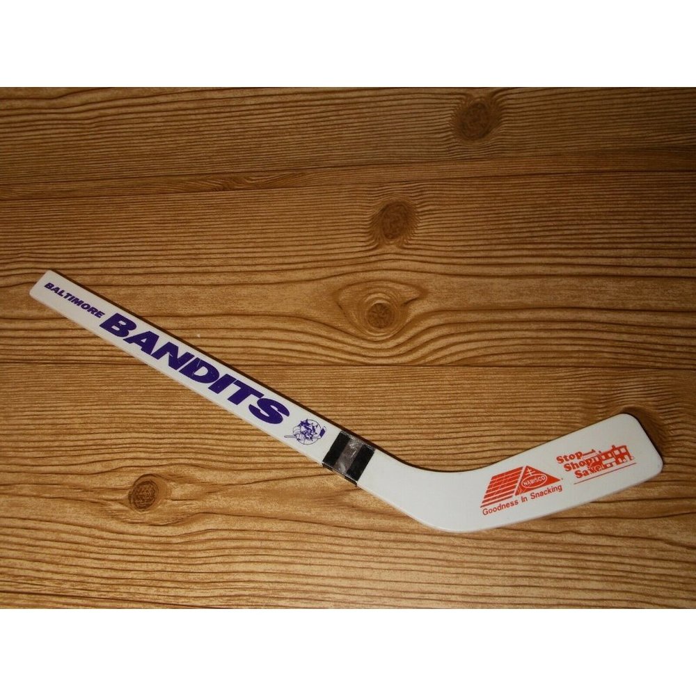 AHL Defunct Baltimore Bandits Souvenir Mini Hockey Stick